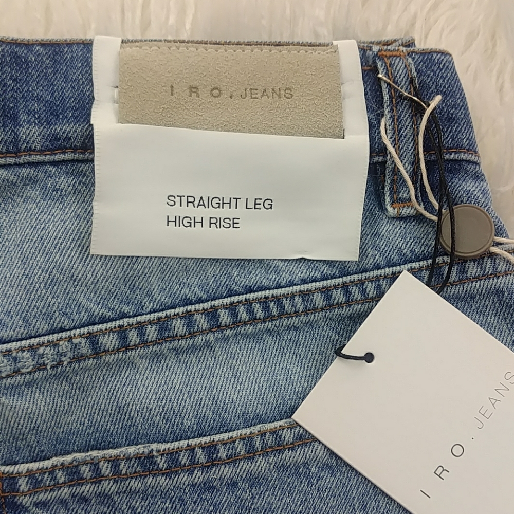 IRO Argan cropped raw-hem jeans 29 NWT - Picture 3 of 8